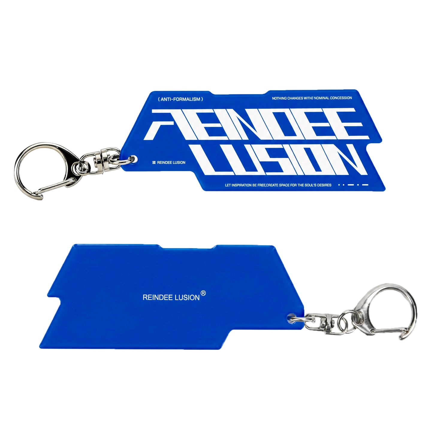 DOUBLE-LAYER ACRYLIC 3D LOGO KEYCHAIN PENDANT