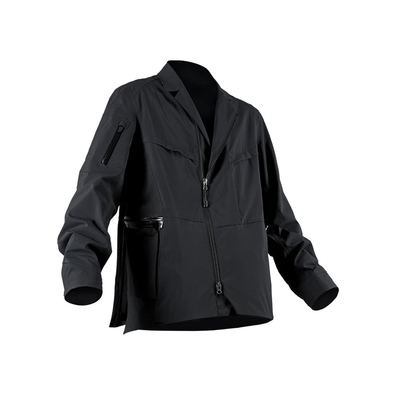 0263 V-SHAPED LAPEL POLARTEC NEOSHELL WATERPROOF SUIT JACKET