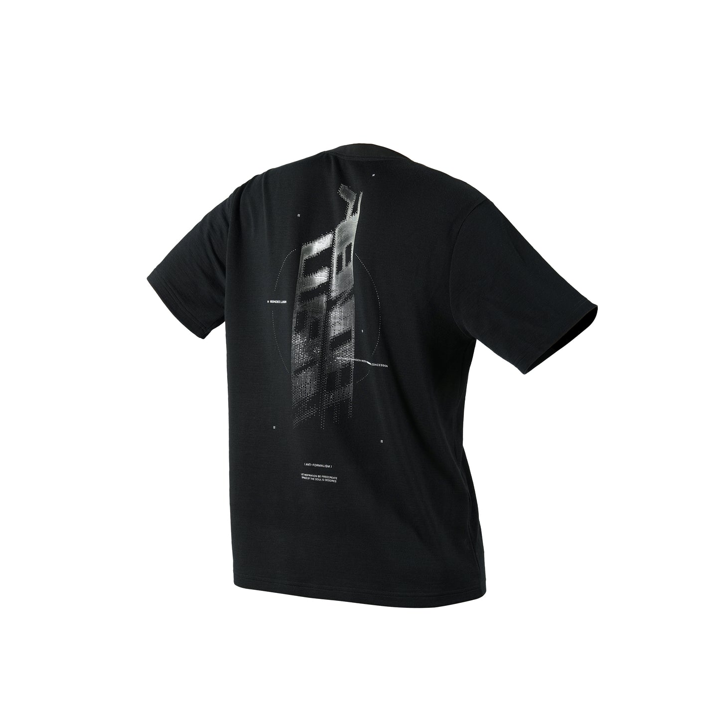 0242 MERINO WOOL PRINT T-SHIRT