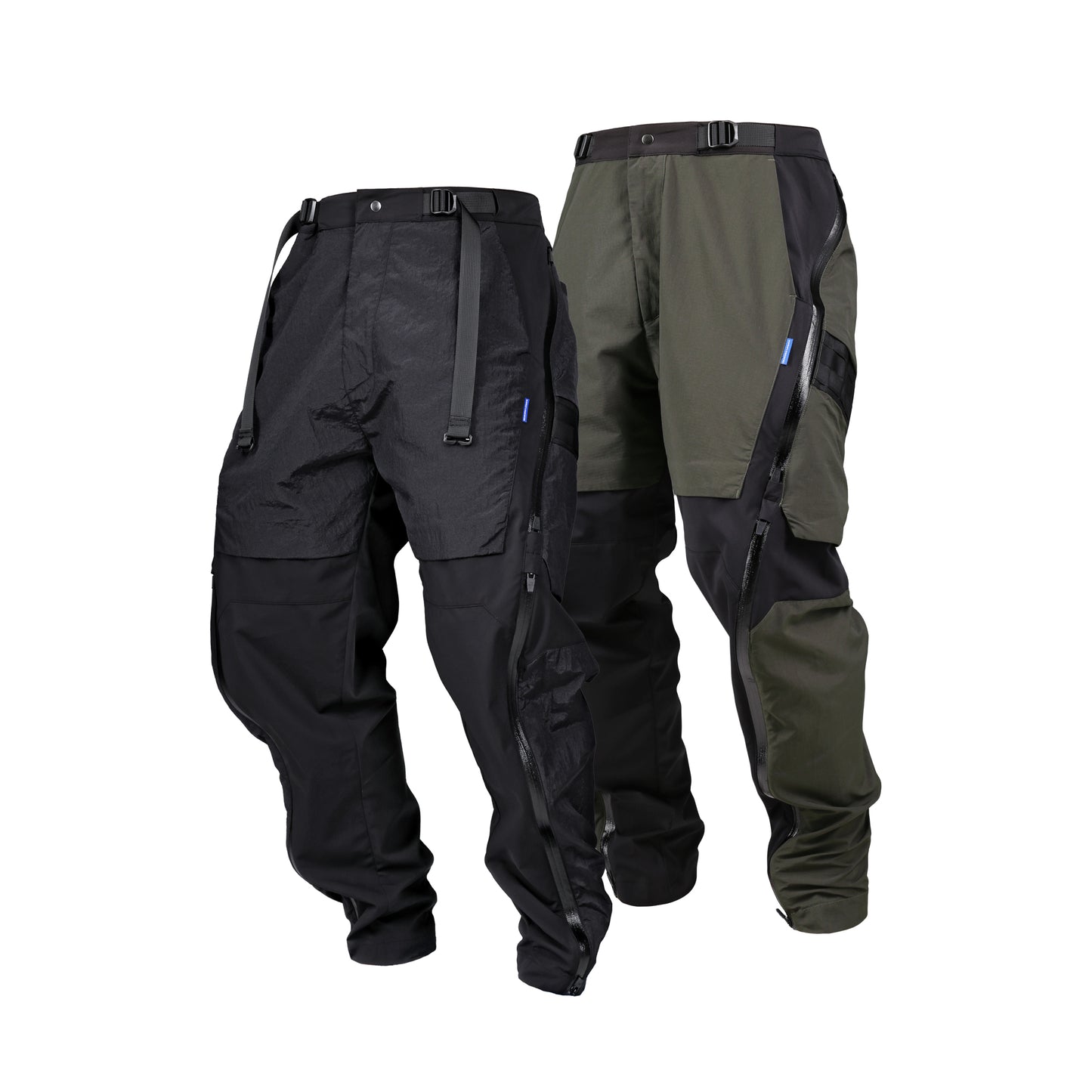 0155 DOUBLE SHAPE ZIPPER WATERPROOF PANTS
