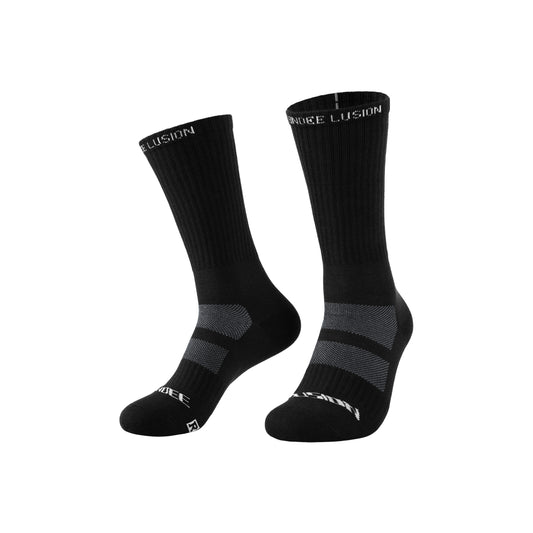 A027 MINIMALIST SLOGAN 10A ANTIBACTERIAL COTTON STOCKINGS