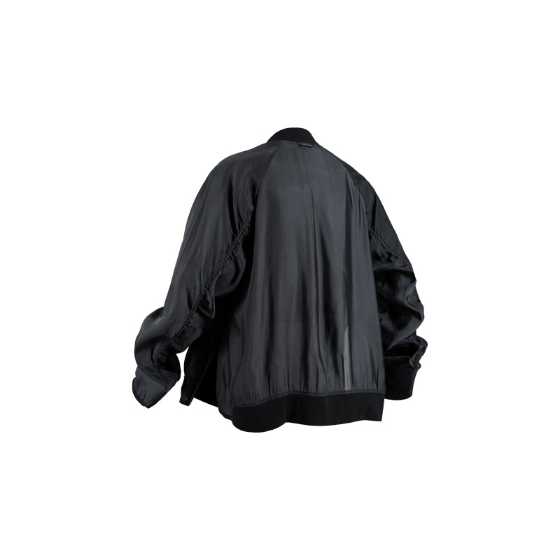 0262 TORAY METAL TEXTURE LIGHTWEIGHT MA1 JACKET – REINDEE LUSION