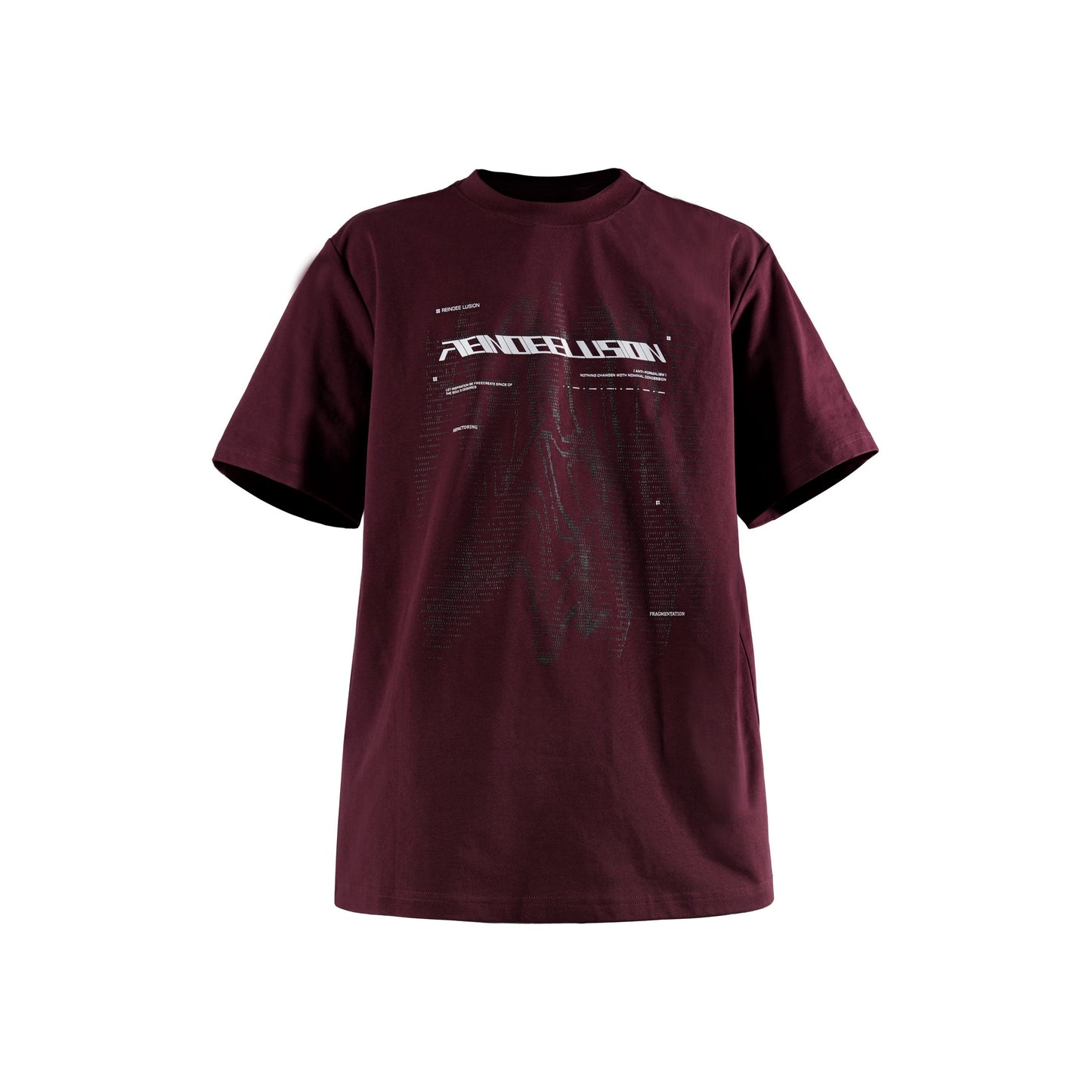 0268 DIGITAL PULSE DYNAMIC RIPPLE PRINTING SORONA T-SHIRT
