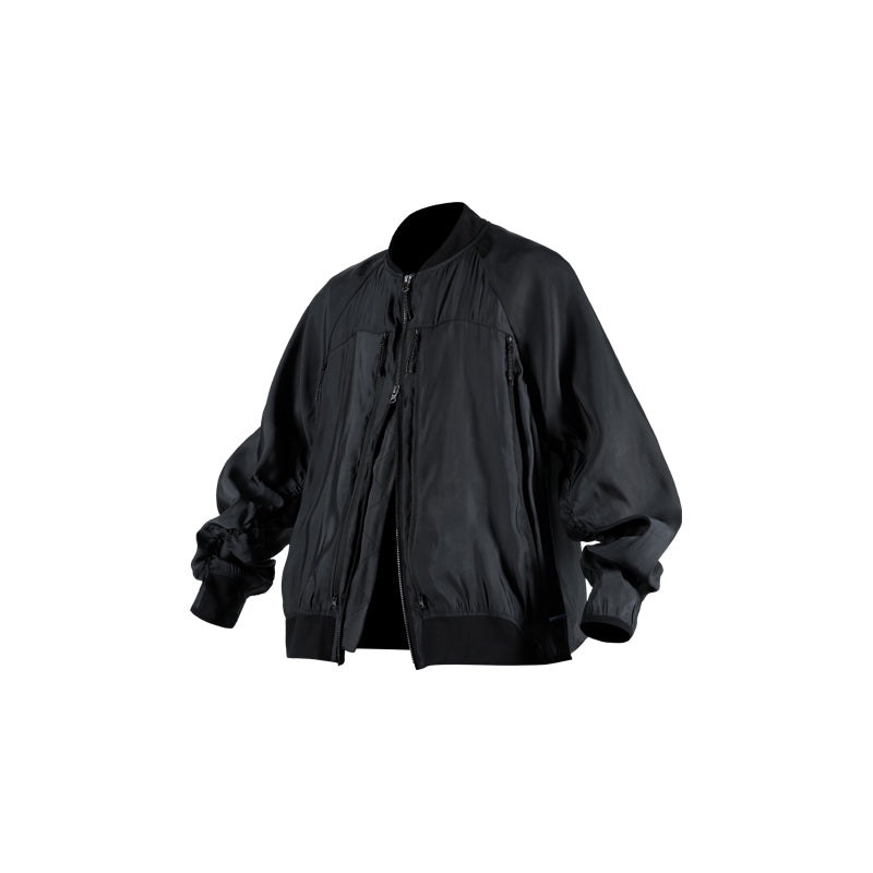 0262 TORAY METAL TEXTURE LIGHTWEIGHT MA1 JACKET