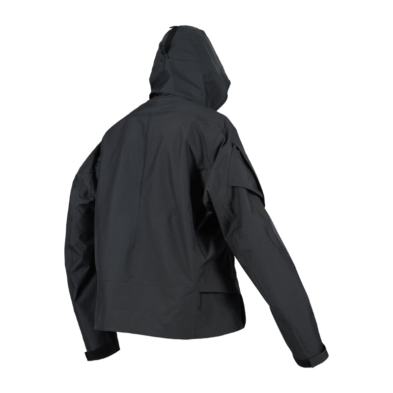 0256 DERMIZAX 3L HARD SHELL DETACHABLE HAT STAND UP COLLAR JACKET