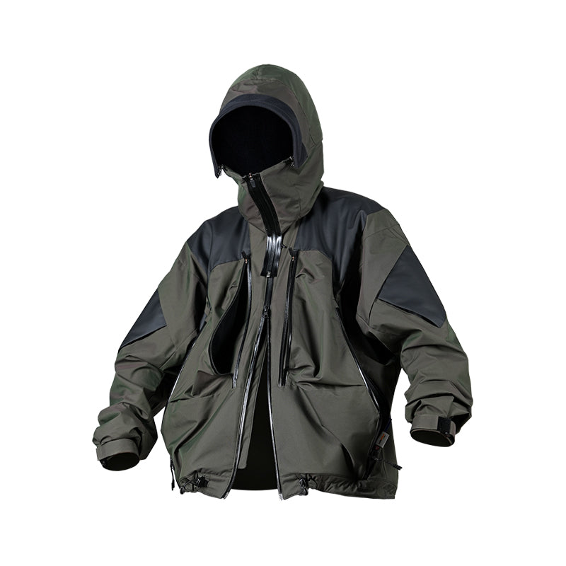 0255 3-IN-1 POLARTEC / PRIMALOFT FLEECE 2L HARD SHELL WARM JACKET