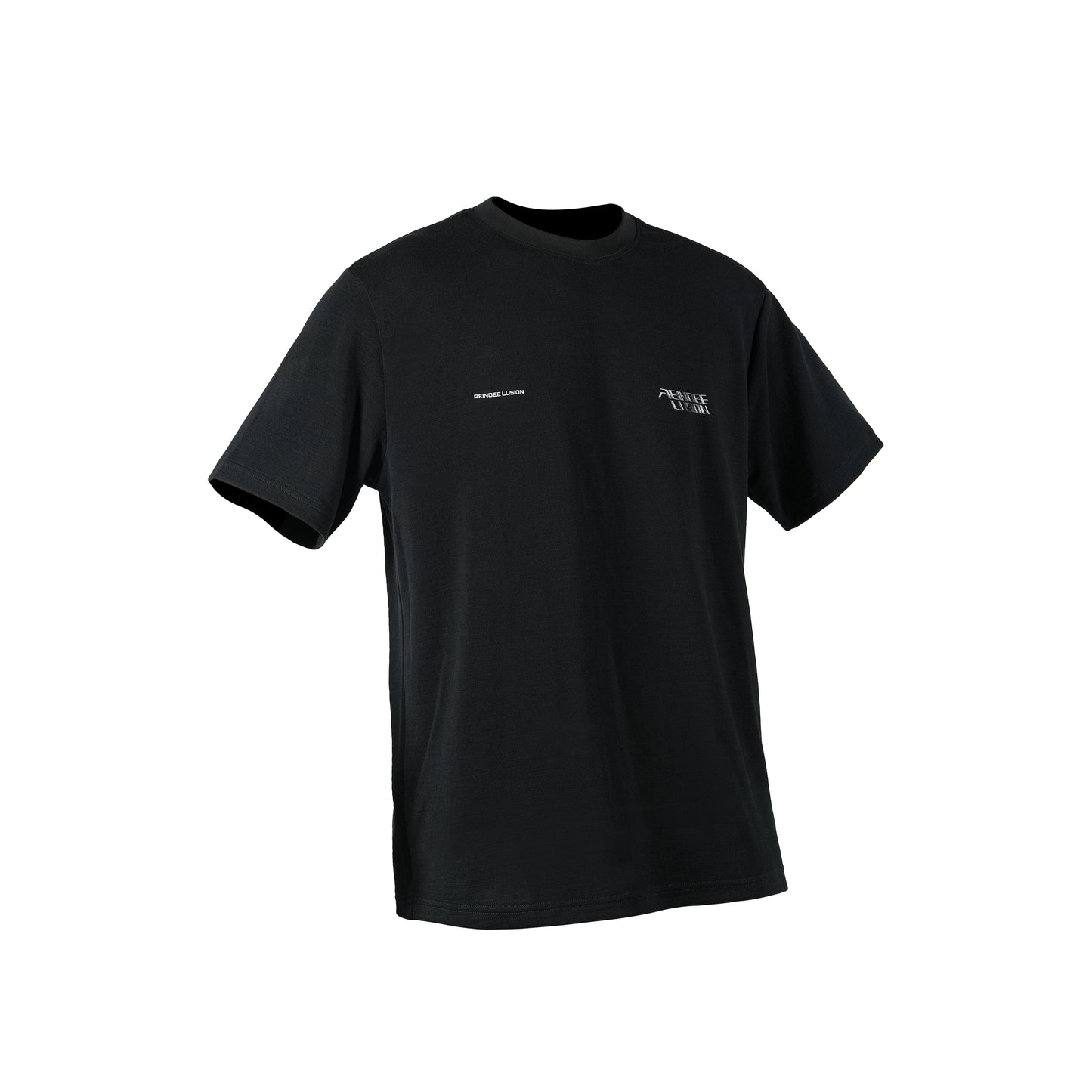 0242 MERINO WOOL PRINT T-SHIRT