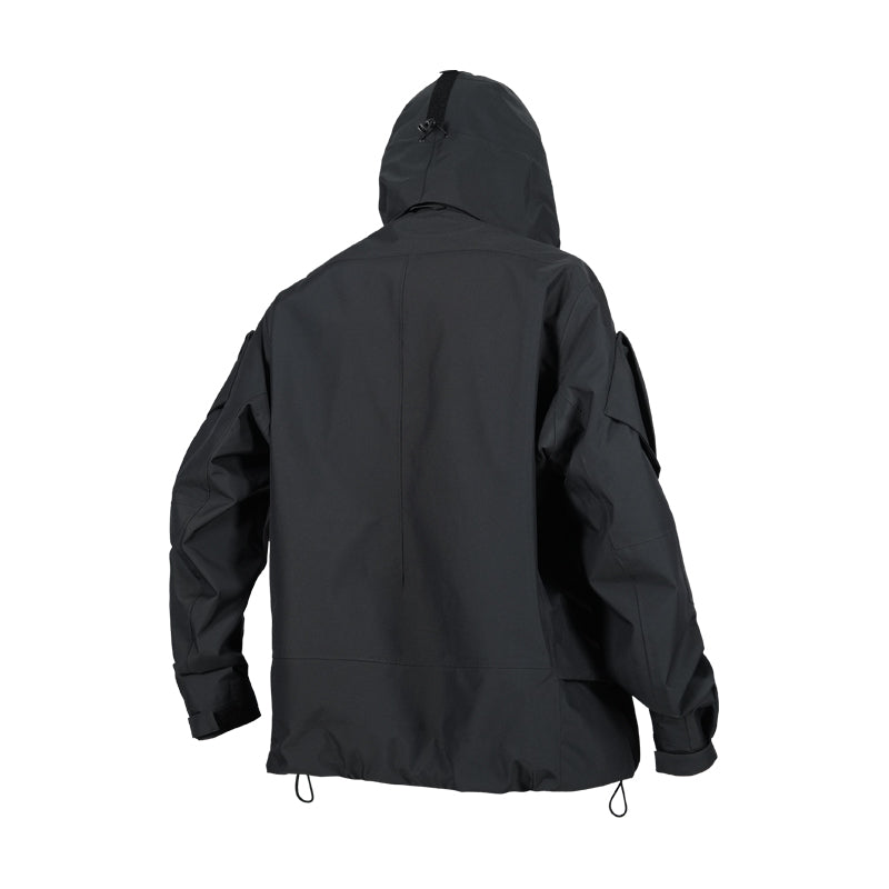 0256 DERMIZAX 3L HARD SHELL DETACHABLE HAT STAND UP COLLAR JACKET