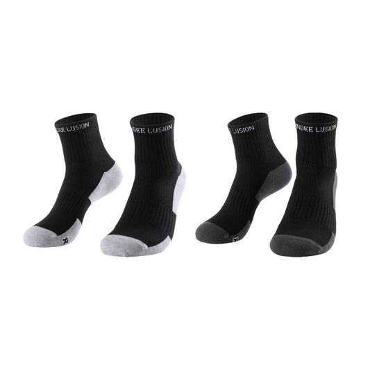 A025/A026 MODULE SPLICING SLOGAN COTTON SOCKS (SHORT/LONG)