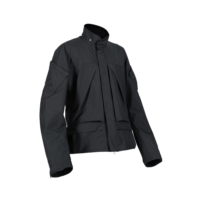 0256 DERMIZAX 3L HARD SHELL DETACHABLE HAT STAND UP COLLAR JACKET