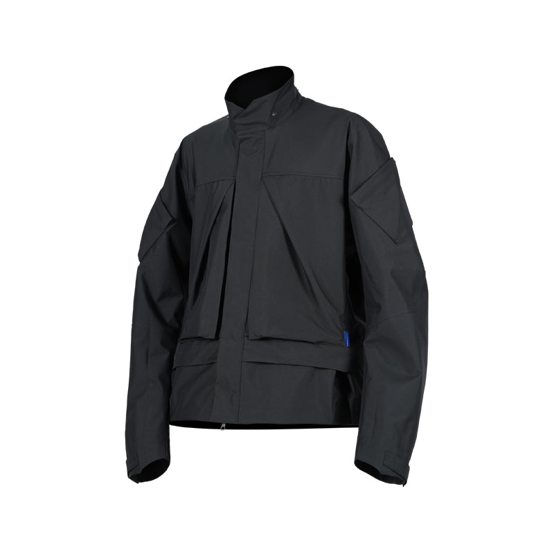 0256 DERMIZAX 3L HARD SHELL DETACHABLE HAT STAND UP COLLAR JACKET