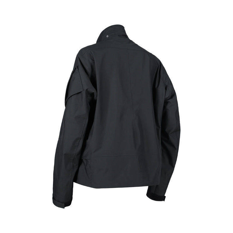 0256 DERMIZAX 3L HARD SHELL DETACHABLE HAT STAND UP COLLAR JACKET