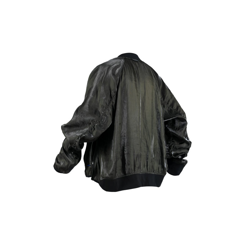 0262 TORAY METAL TEXTURE LIGHTWEIGHT MA1 JACKET – REINDEE LUSION