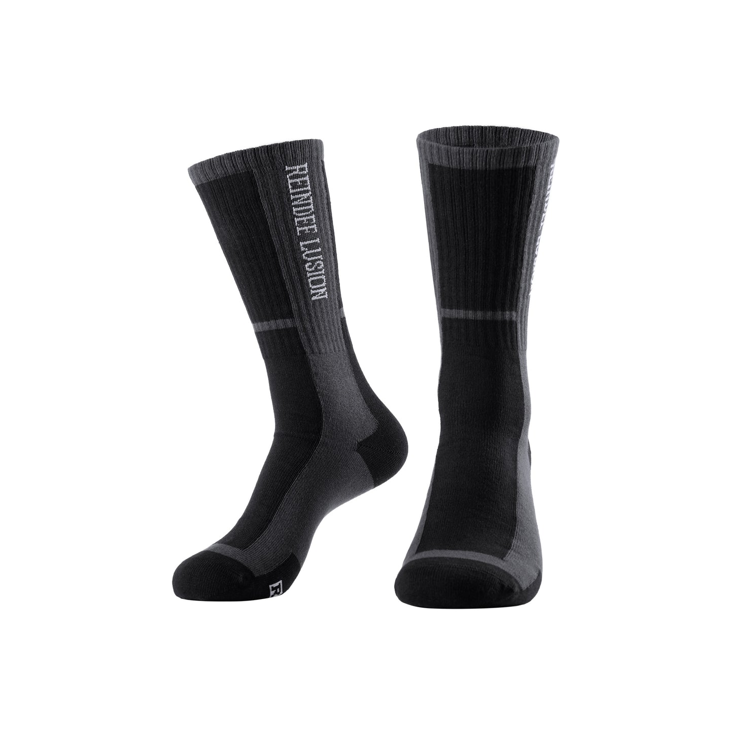 A025/A026 MODULE SPLICING SLOGAN COTTON SOCKS (SHORT/LONG)