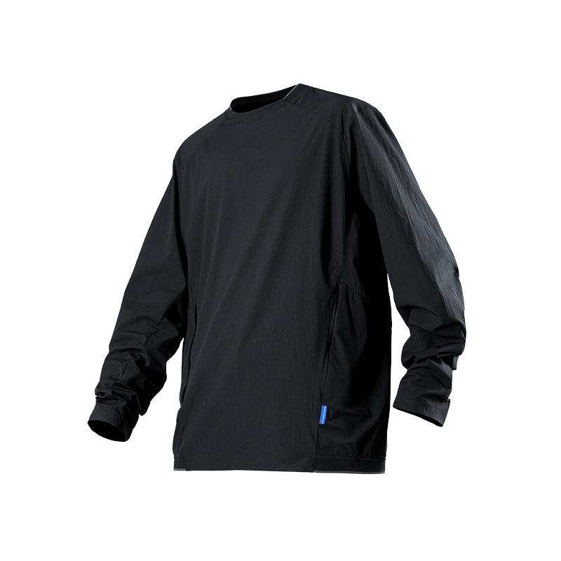 0272 QUICK-DRY ZIPPER POCKET LONG SLEEVES T-SHIRT