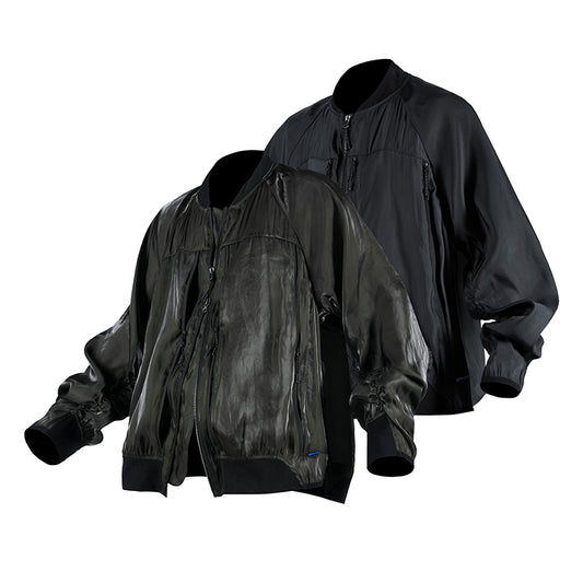0262 TORAY METAL TEXTURE LIGHTWEIGHT MA1 JACKET